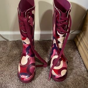 Coach Rain Boots